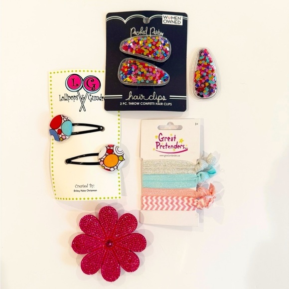 Other - Girls Hair Clips and Ties